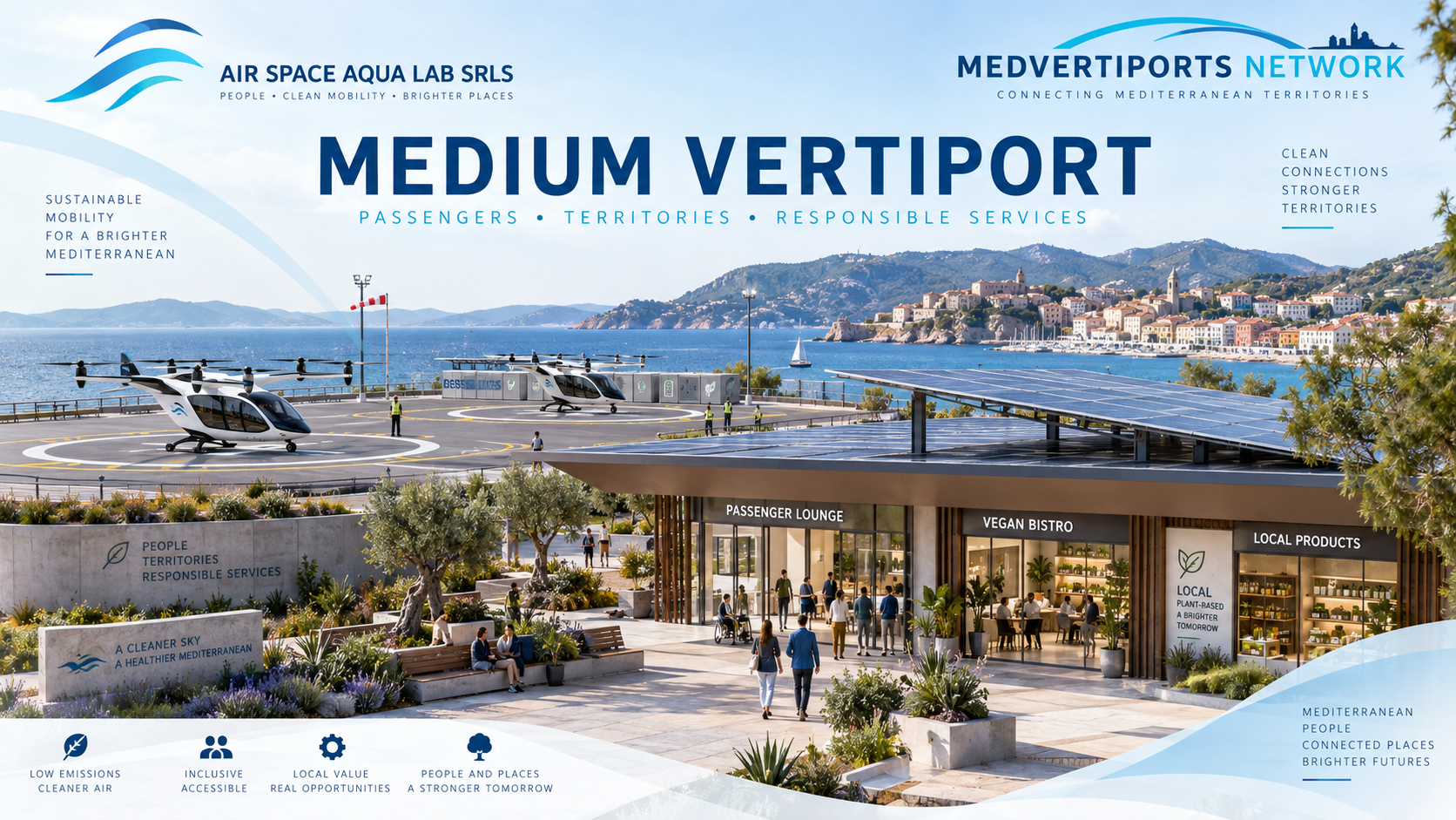 Medium Vertiport MedVertiports Network