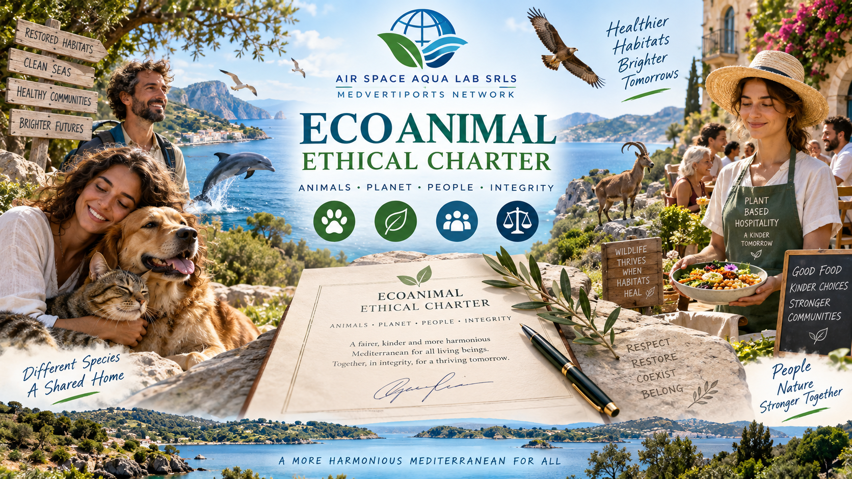 Carta Etica EcoAnimal: animali, pianeta, persone e integrità