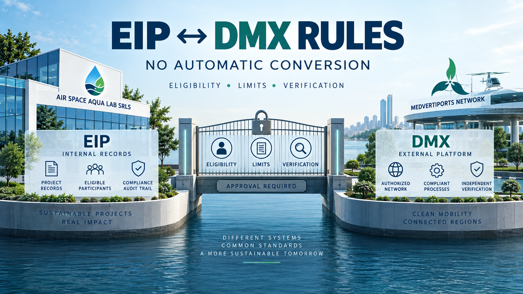 Regole EIP e DMX: nessuna conversione automatica