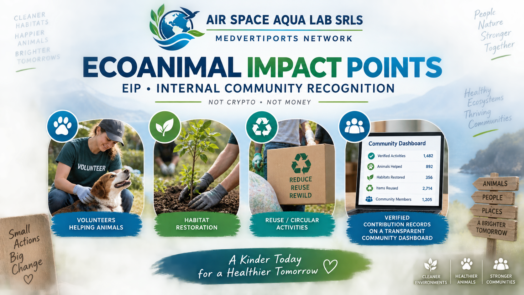 EcoAnimal Impact Points: riconoscimento interno della Community